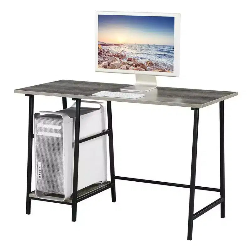 Bureaux d'ordinateur en composite de bois, couleur noire, 71 cm de haut, avec tiroir universel