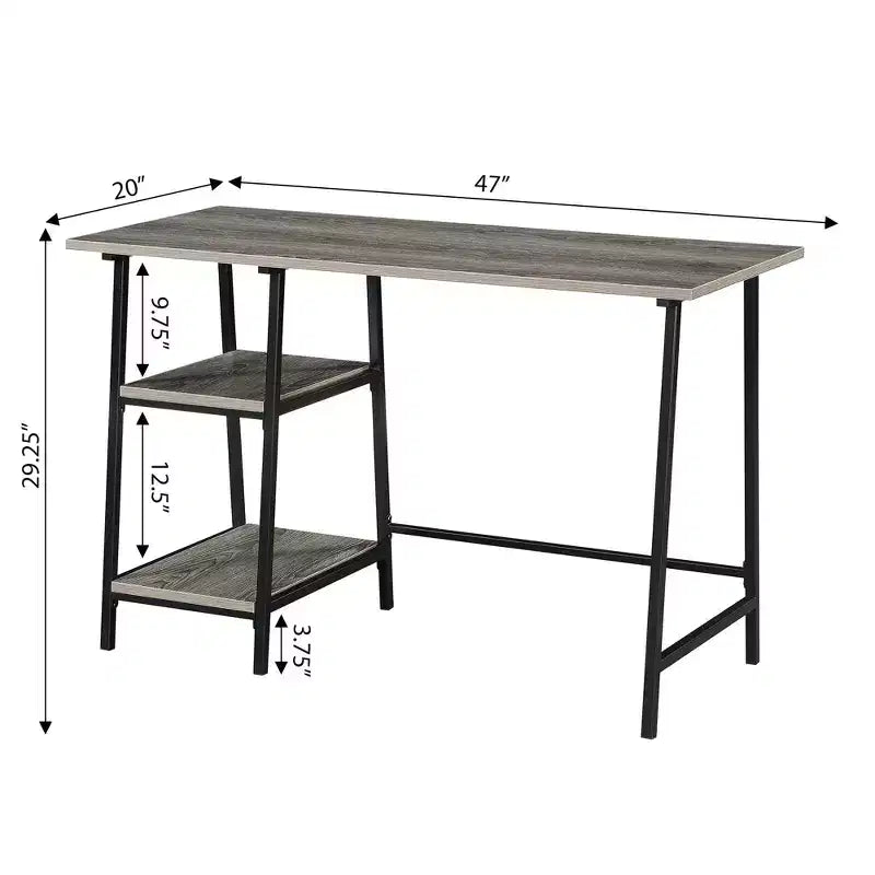 Bureaux d'ordinateur en composite de bois, couleur noire, 71 cm de haut, avec tiroir universel