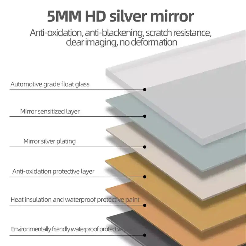Miroir de salle de bain LED arqué Corin Modern 48 avec trois températures de couleur