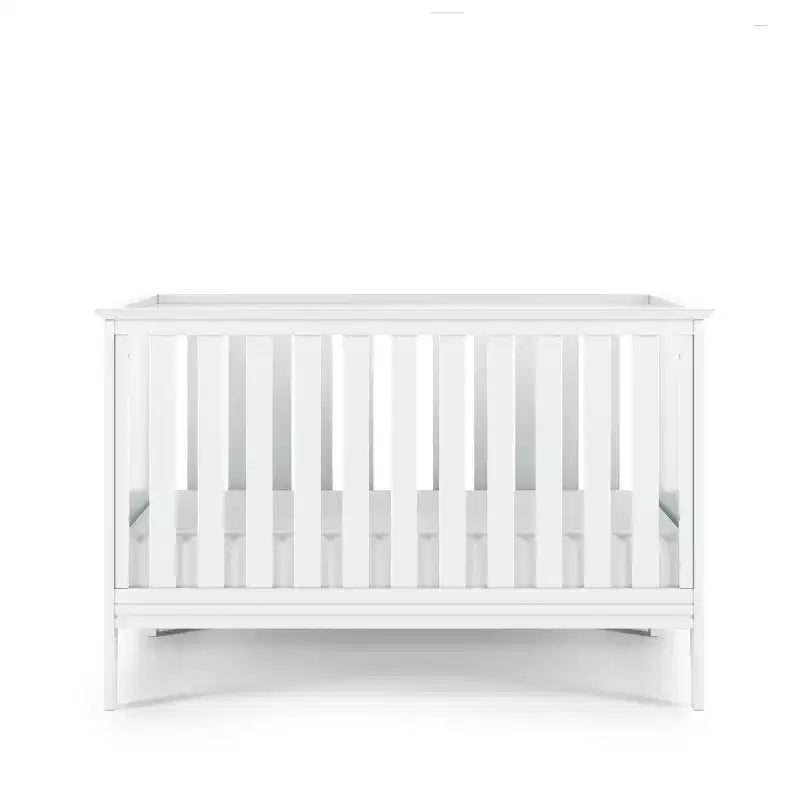 Lit de bébé convertible 3-en-1, se transforme en lit de jour, en lit d'enfant, 3 positions de matelas, non toxique, finition sécuritaire pour bébé