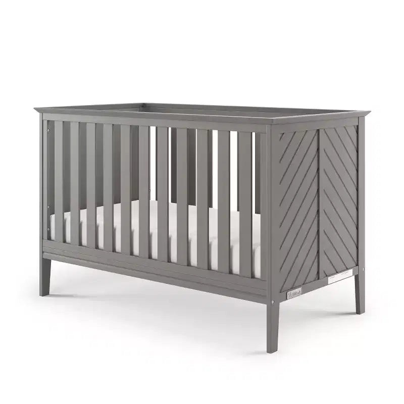 Lit de bébé convertible 3-en-1, se transforme en lit de jour, en lit d'enfant, 3 positions de matelas, non toxique, finition sécuritaire pour bébé