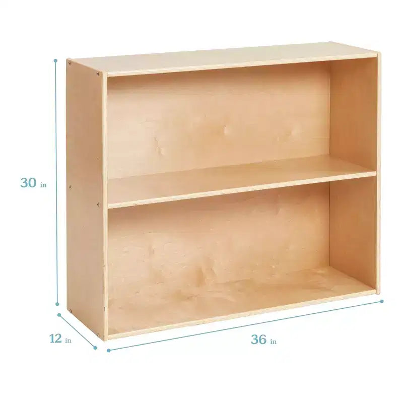 Meuble de rangement simple face 2 étagères , 30 po, Mobilier de classe