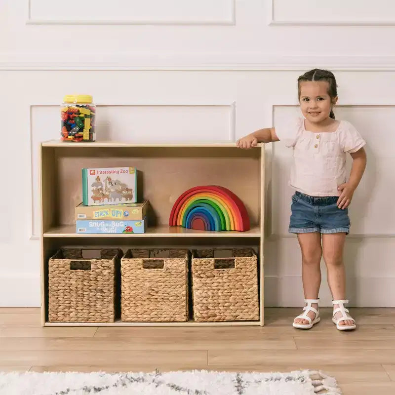 Meuble de rangement simple face 2 étagères , 30 po, Mobilier de classe