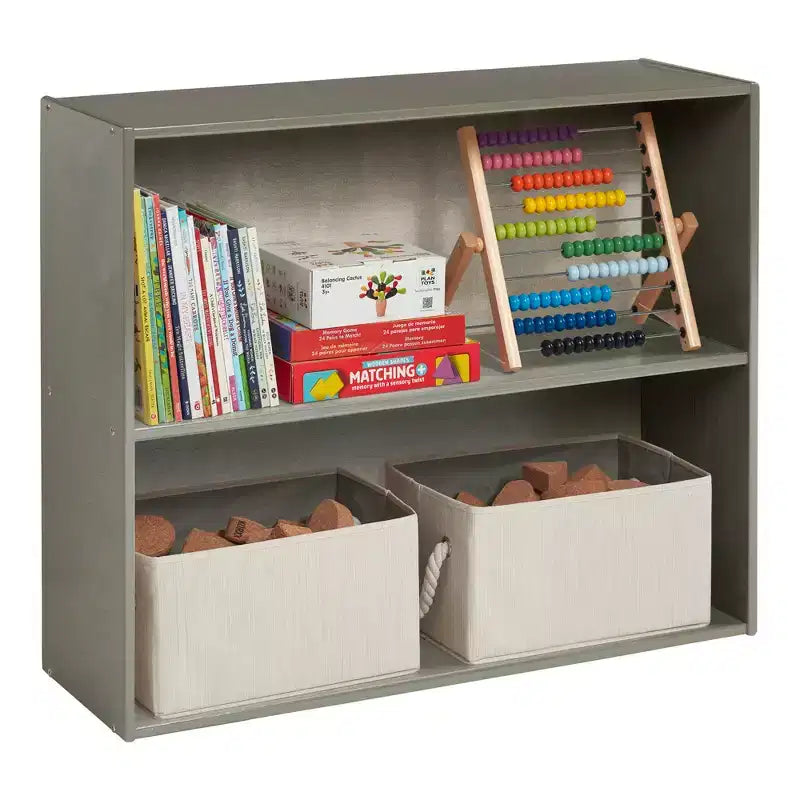 Meuble de rangement simple face 2 étagères , 30 po, Mobilier de classe