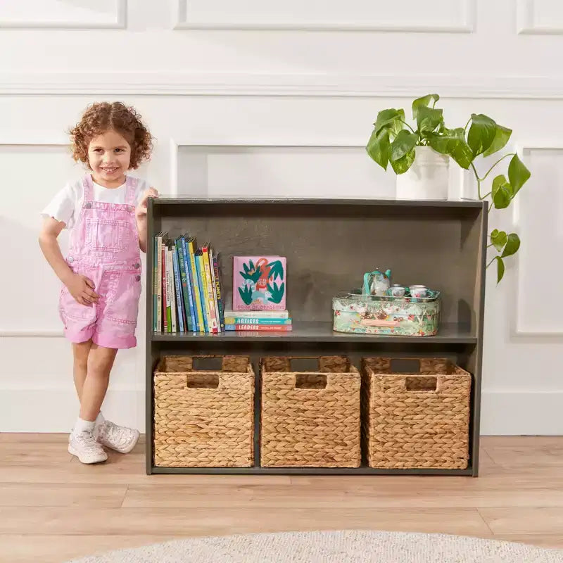 Meuble de rangement simple face 2 étagères , 30 po, Mobilier de classe