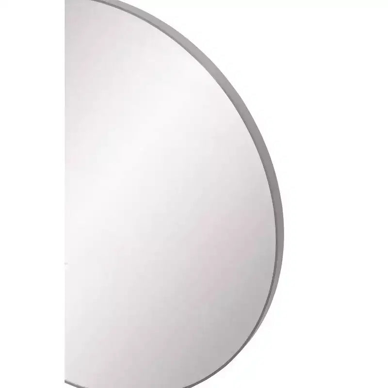 Miroir Mural Rond en Bois Contemporain de 36 po